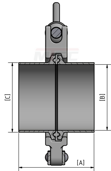 [DIN] Tri-Clamp-Komplett (KK) 32676-A