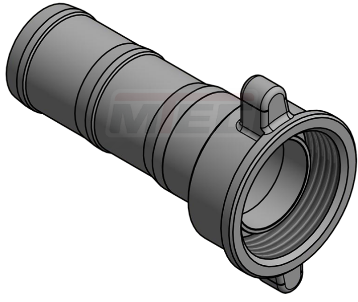 Schlauchkegelstutzen - 38 Pfälzer / 38 mm-&amp;quot;V2A -302168